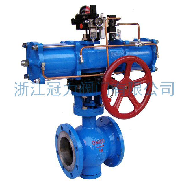 結(jié)構(gòu)特點突出的法蘭式V型球閥